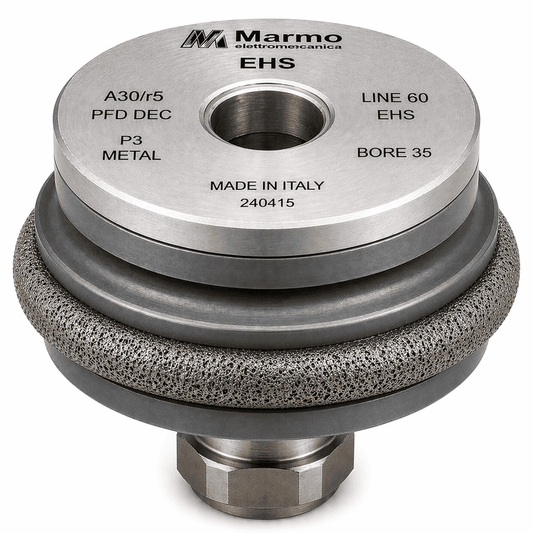 Marmo Elettromeccanica EHS Profile Wheel - Line 60, P3 Metal, EHS, A30/r5 PFD DEC, Bore 35 Fitting