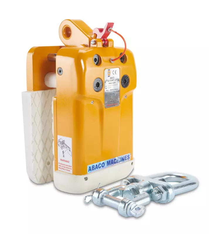 Abaco Little Giant Lifter Clamp - 3300 lb., 75mm, White Rubber (ALG75-W)