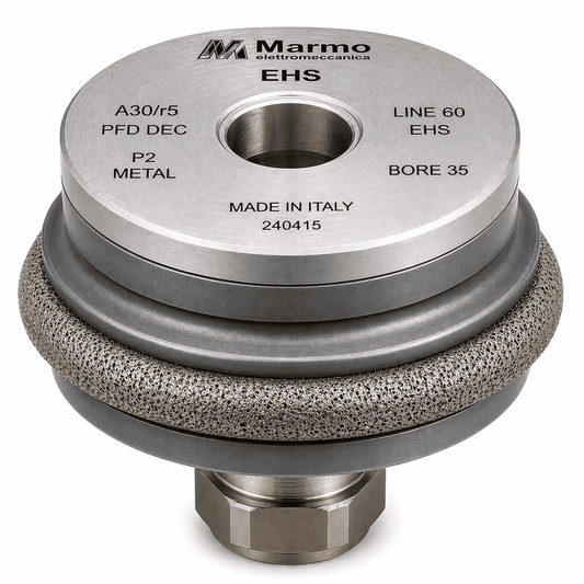 Marmo Elettromeccanica EHS Profile Wheel - Line 60, P2 Metal, EHS, A30/r5 PFD DEC, Bore 35 Fitting